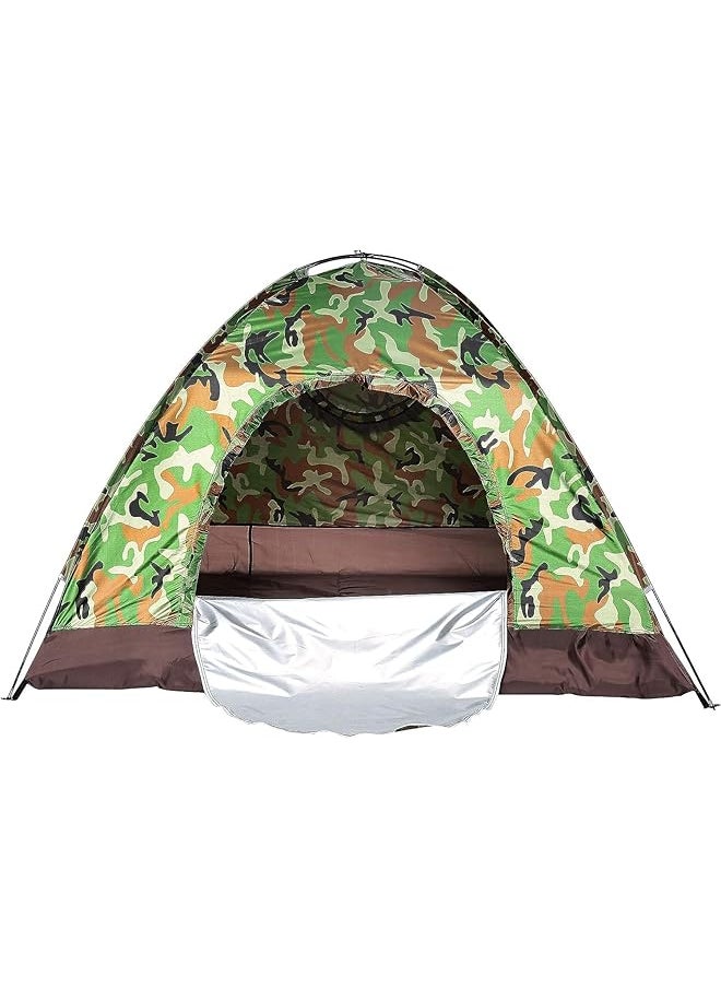 Camouflage Tent For 1-2 People, 200*150*110CM, Camouflage Pattern Camping Tent 170T Sturdy With Storage Bag UV protection For Bird Watching Waterproof Breathable Camouflage Pattern Portable Compact