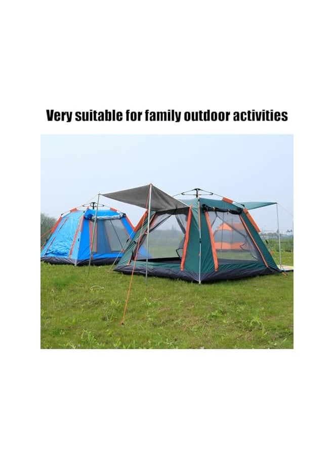 promass Camping Tent, Portable Waterproof Pop Up Tent, 4 Person Family Tent Instant Easy Set up Tent with Carry Bag, Waterproof Pop Up Cabin Tent for Camping, Hiking, Mountaineering