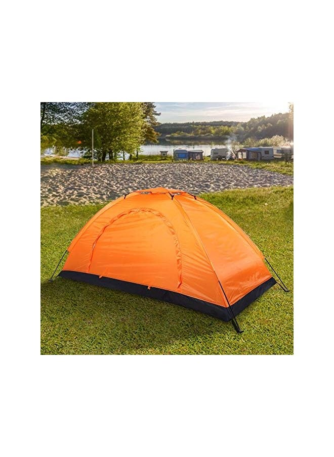 Waterproof Camping Tent, Portable Person Dome Tents Lightweight and Ventilated Easy Pop Up Backpacking Tent for Camping, Fishing, Climbing