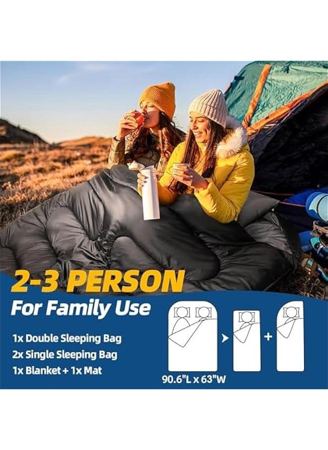 Camping Sleeping Bag, Sleeping Bags,LightWeight Outdoor Sleeping Bags for Adults,Durability Camping Sleeping bags