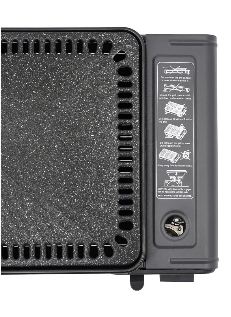 Gas Grill Butane Grill Stove Portable Camping Grill Gas Stove Portable Butane Gas Stove With Grilling Net, Baking Sheet, Carry Case For Camping Traveling Outdoor And Cooking Camping Stove