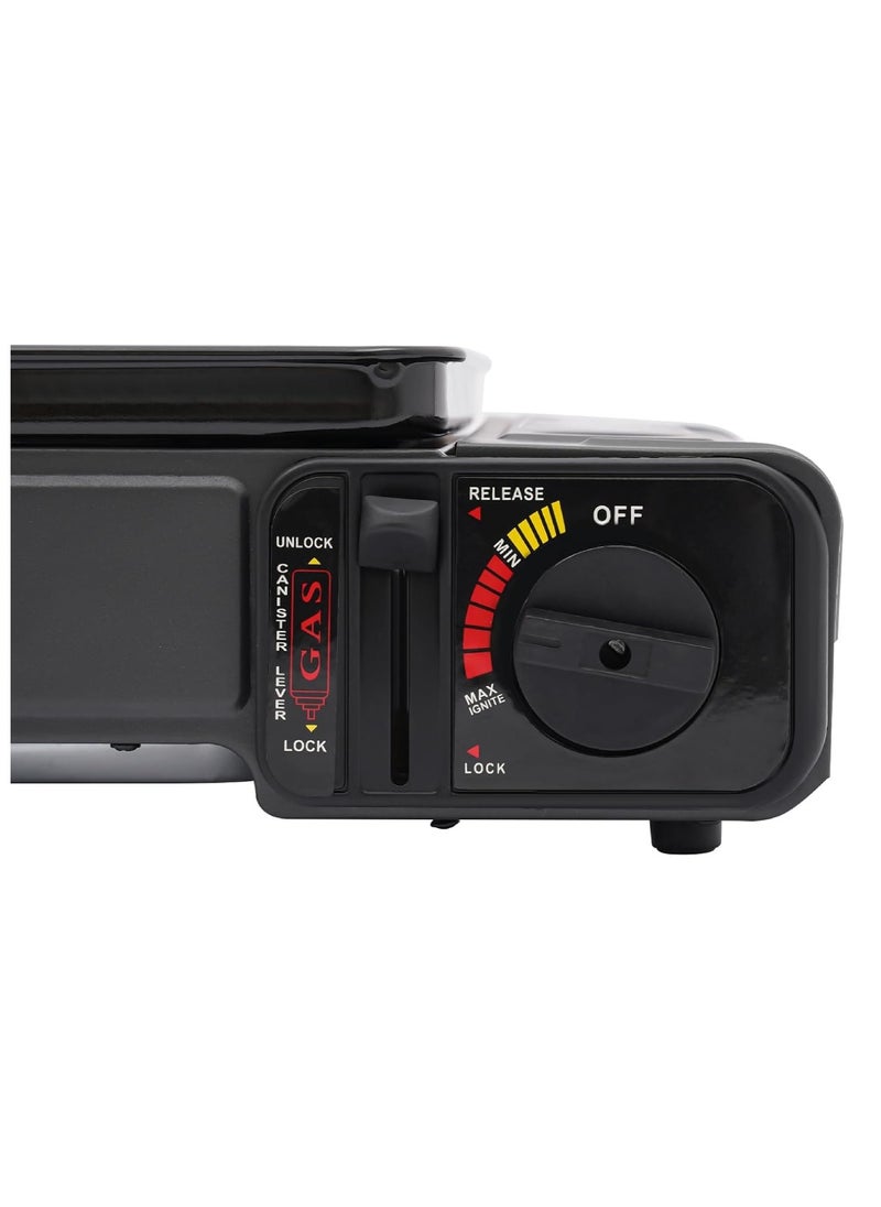 Gas Grill Butane Grill Stove Portable Camping Grill Gas Stove Portable Butane Gas Stove With Grilling Net, Baking Sheet, Carry Case For Camping Traveling Outdoor And Cooking Camping Stove