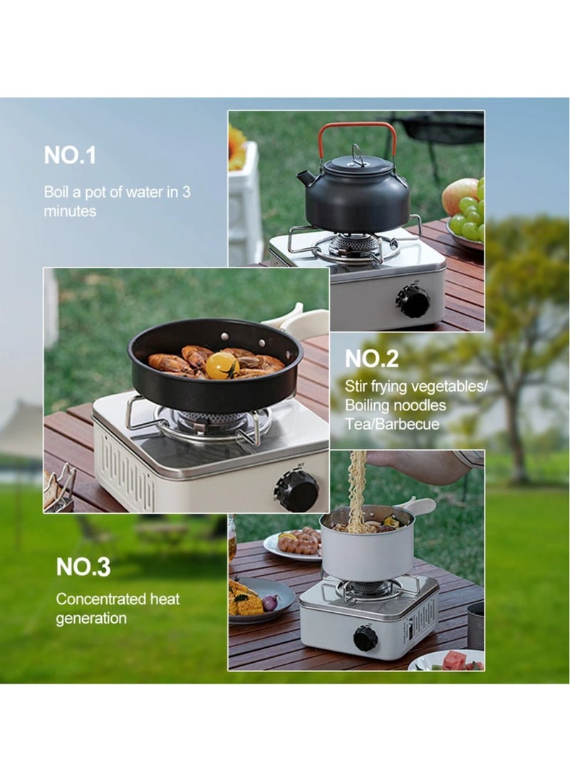 Outdoor Camping Stove Portable Lightweight Portable 2500w High Power Portable Gas Stove with Storage Box for Indoor Kitchen