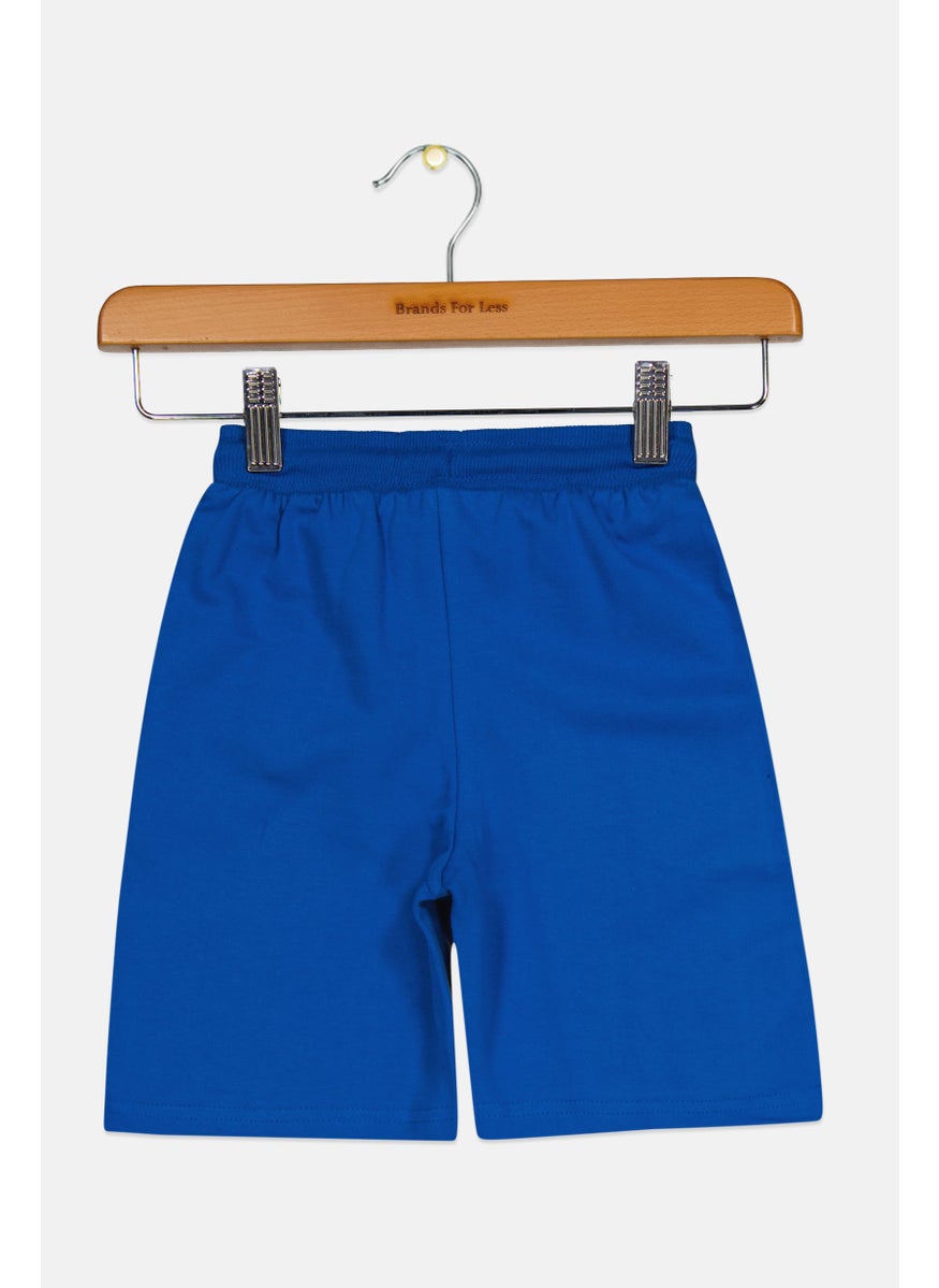 Toddlers Boy Spider-Man 2 Shorts, Royal Blue Combo