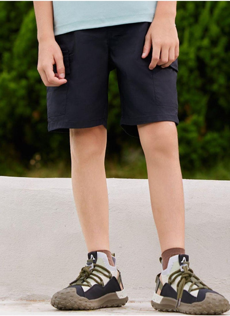 Kids’ Twill Comfort Fit Elastic Waist Shorts