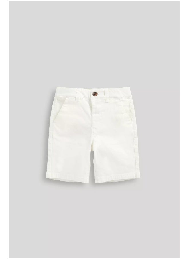 White Chino Shorts