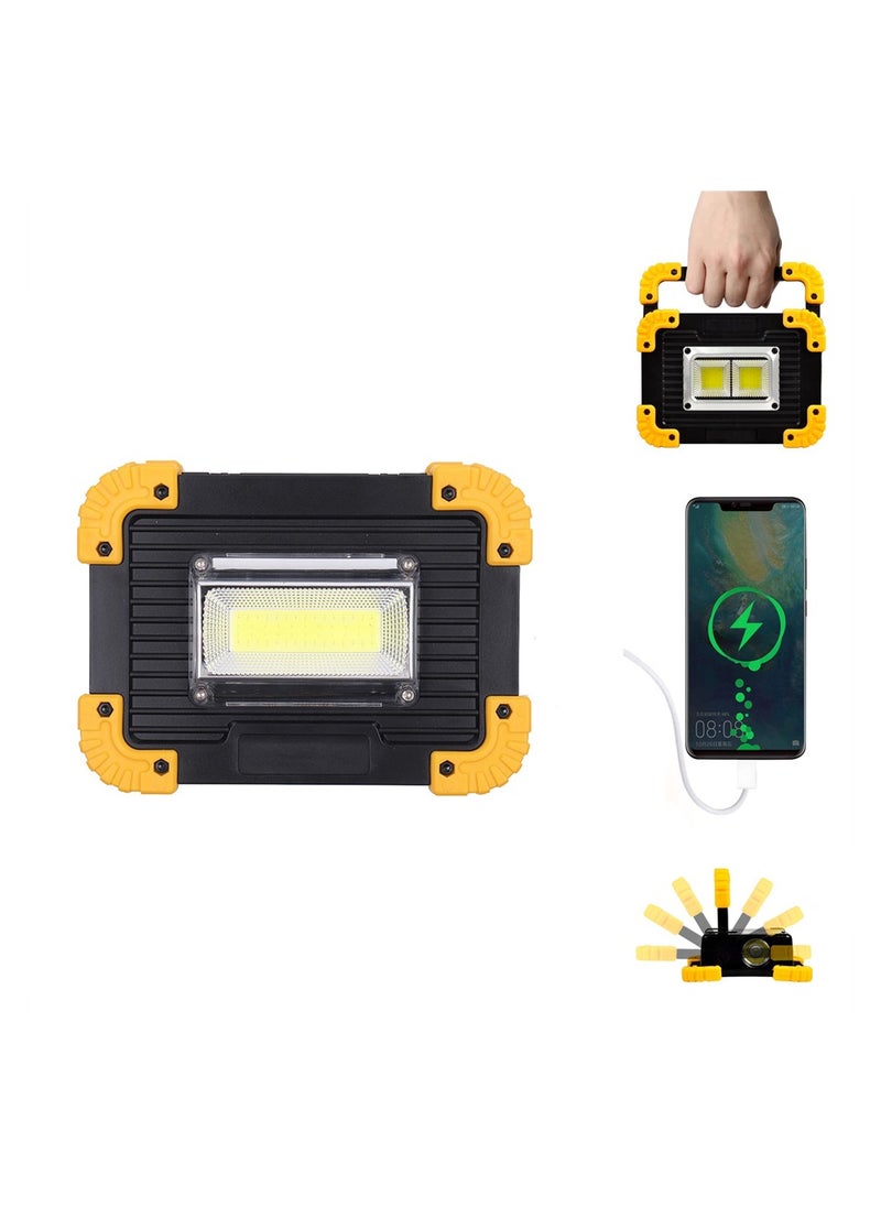 LED Camping Lights Rechargeable, 3000mAh Portable Work Light Rechargeable, 2000LM Portable Outdoor Security Light with PowerBank LED Torch for Emergency, Power Cuts, Tents