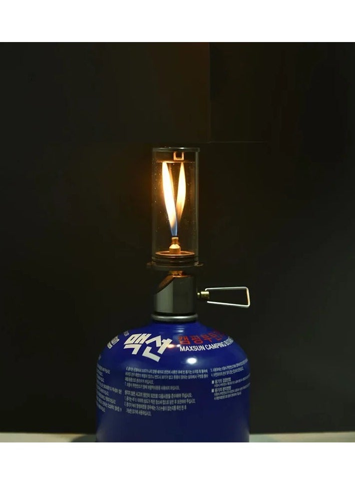 Dreamlike Candlelight Lamp Tent Lighting Equipment Camping Lamp Windproof Gas Candle Lamp Outdoor Camping Lights B