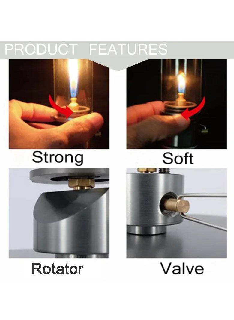 Dreamlike Candlelight Lamp Tent Lighting Equipment Camping Lamp Windproof Gas Candle Lamp Outdoor Camping Lights B