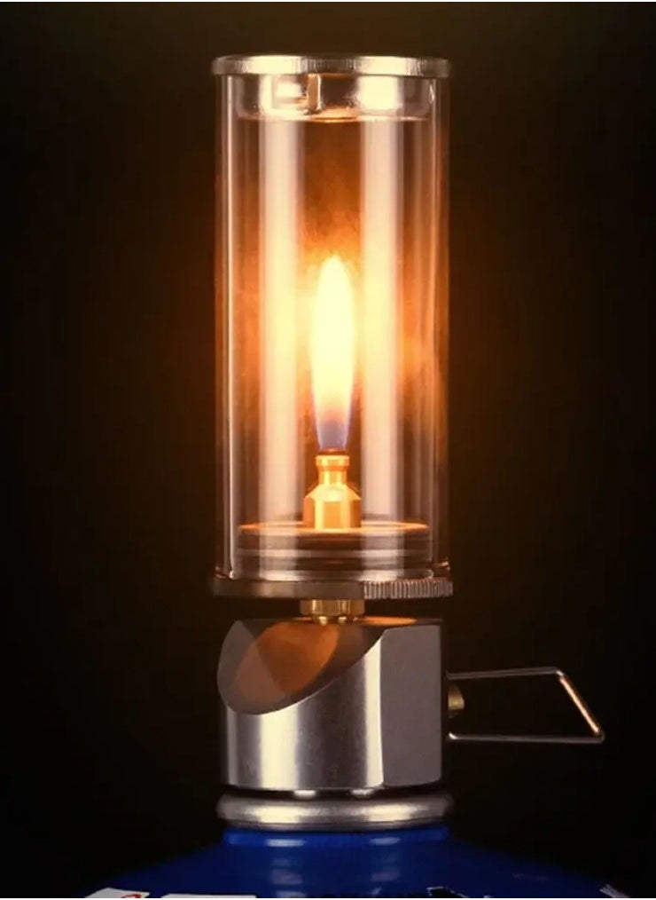 Dreamlike Candlelight Lamp Tent Lighting Equipment Camping Lamp Windproof Gas Candle Lamp Outdoor Camping Lights B