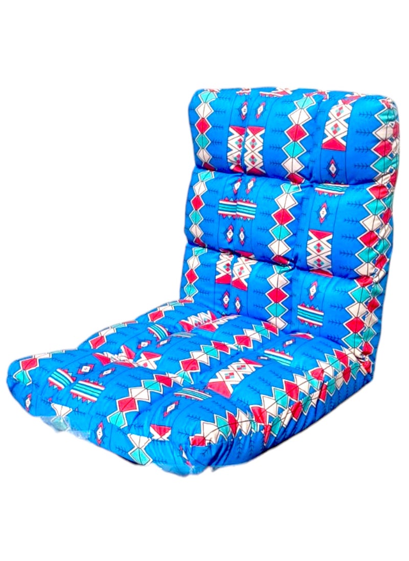 Camping Chair With Cushion, Sand Desert Floor Sitting Chair, Lazy Chair Adjustable Angles Padded Back Support, Arabic Majlis Chair, Fold Flat For Meditation, Yoga Chair, Reading, Tv Watching, Gaming
