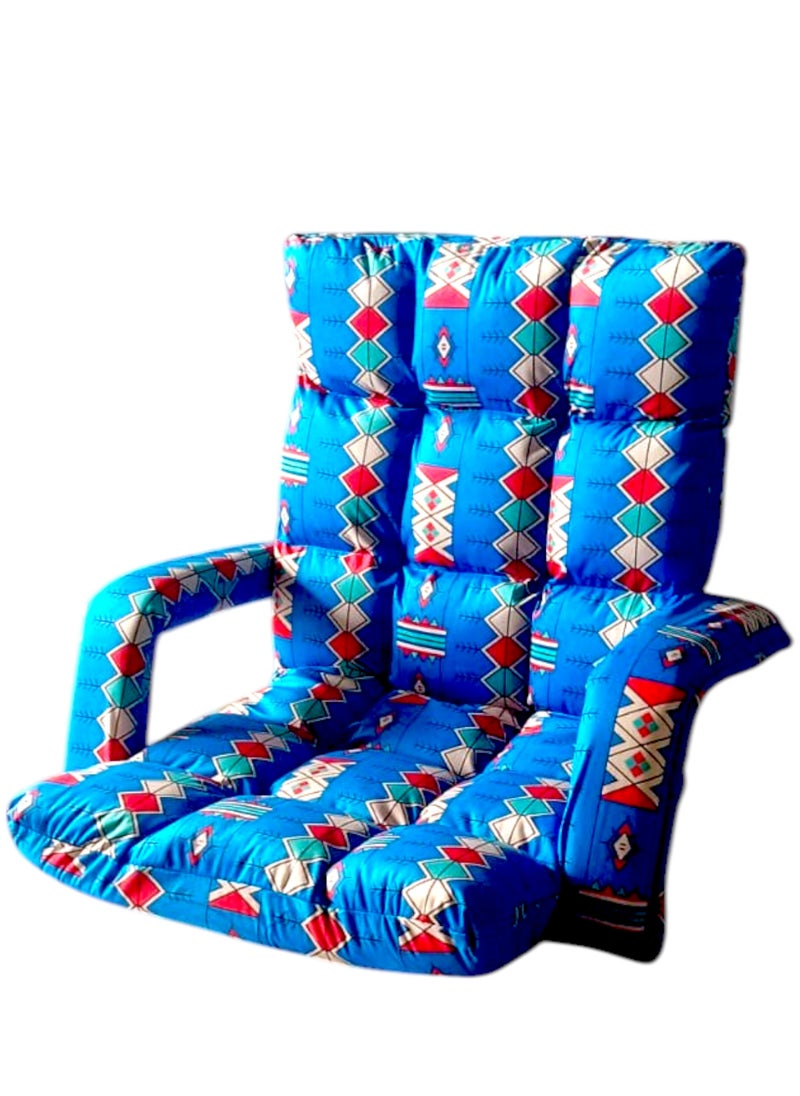 Camping Chair Hand Support, Sand Desert Floor Sitting Chair, Lazy Chair Adjustable Angles Padded Back Support, Arabic Majlis Chair, Fold Flat For Meditation, Yoga Chair, Reading, Tv Watching, Gaming