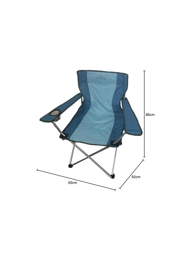 Folding Camping Chair Fabric Metal Frame 2730023, Medium
