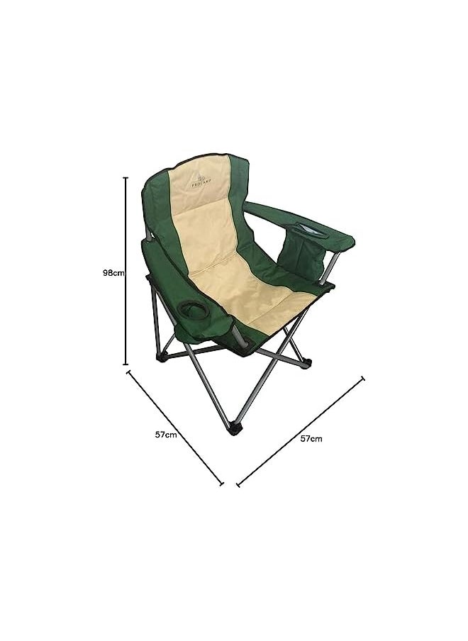 Oversized Foldable Camping Chair With Carry Bag, Large