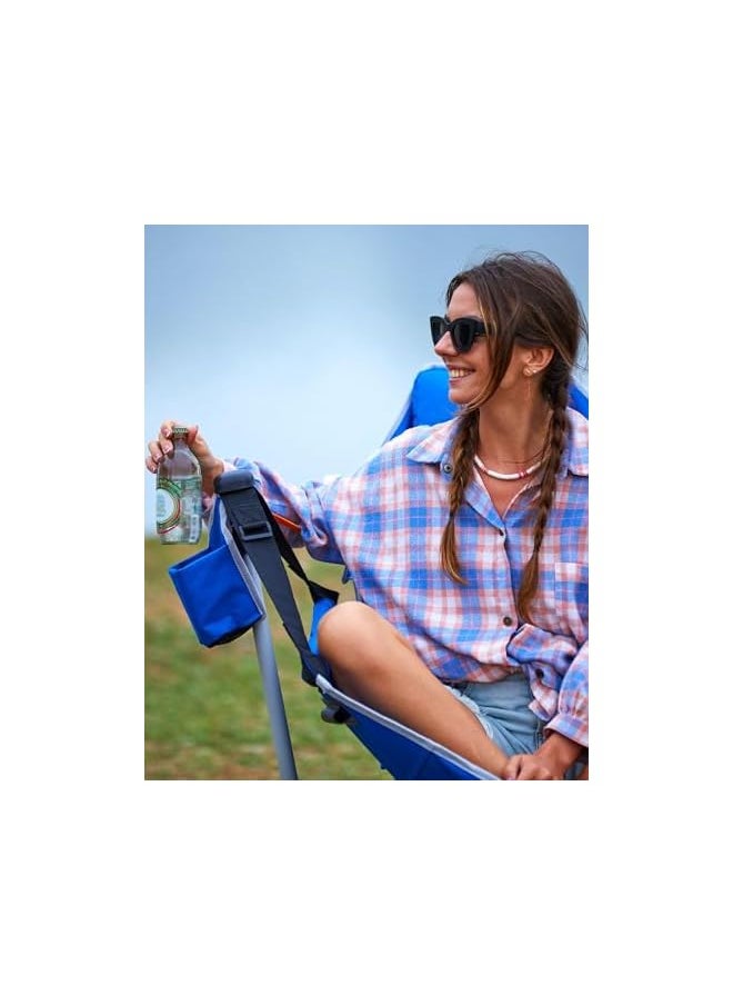 KingCamp Hammock Camping Chair Swinging Rocking Chair for Adults Lawn Beach Portable Folding Chair with Adjustable Back Support Carrying Cup Holder (BLACK/GREY)