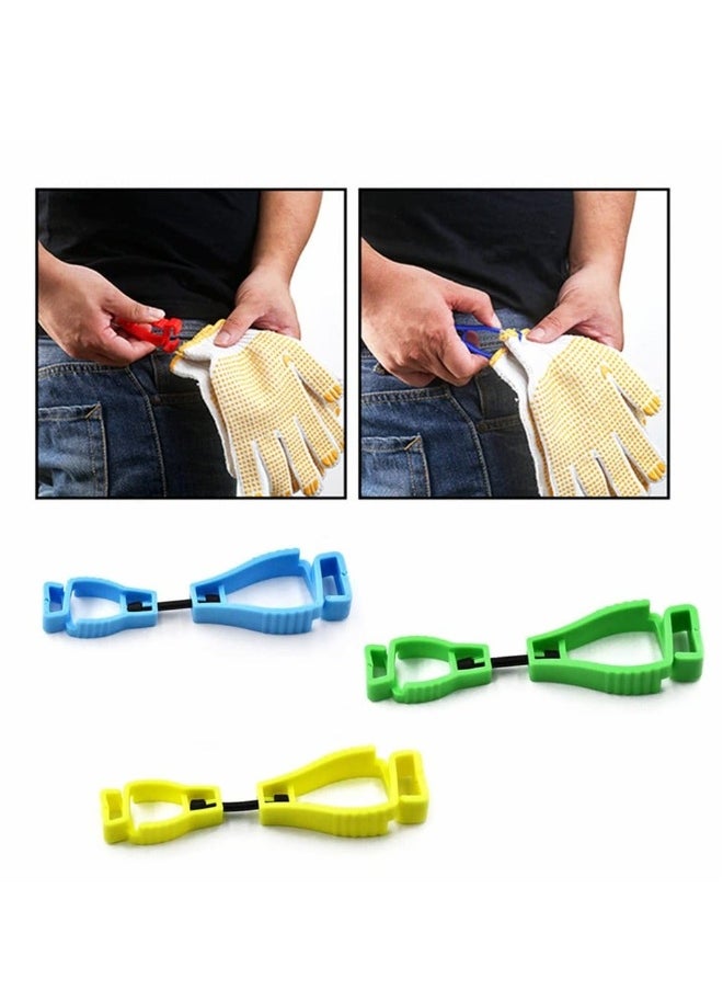 Glove Clips 4Pcs Glove Clamp Grabber Work Gloves Clips Glove Clip Holder Hanger Towels Glove Holder for Workers Firefighters Construction Sites