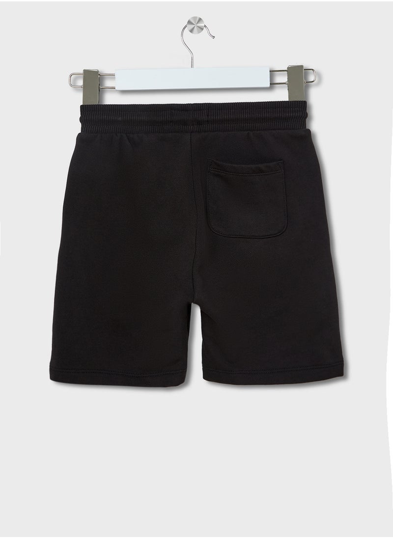 Kids Monogram Shorts