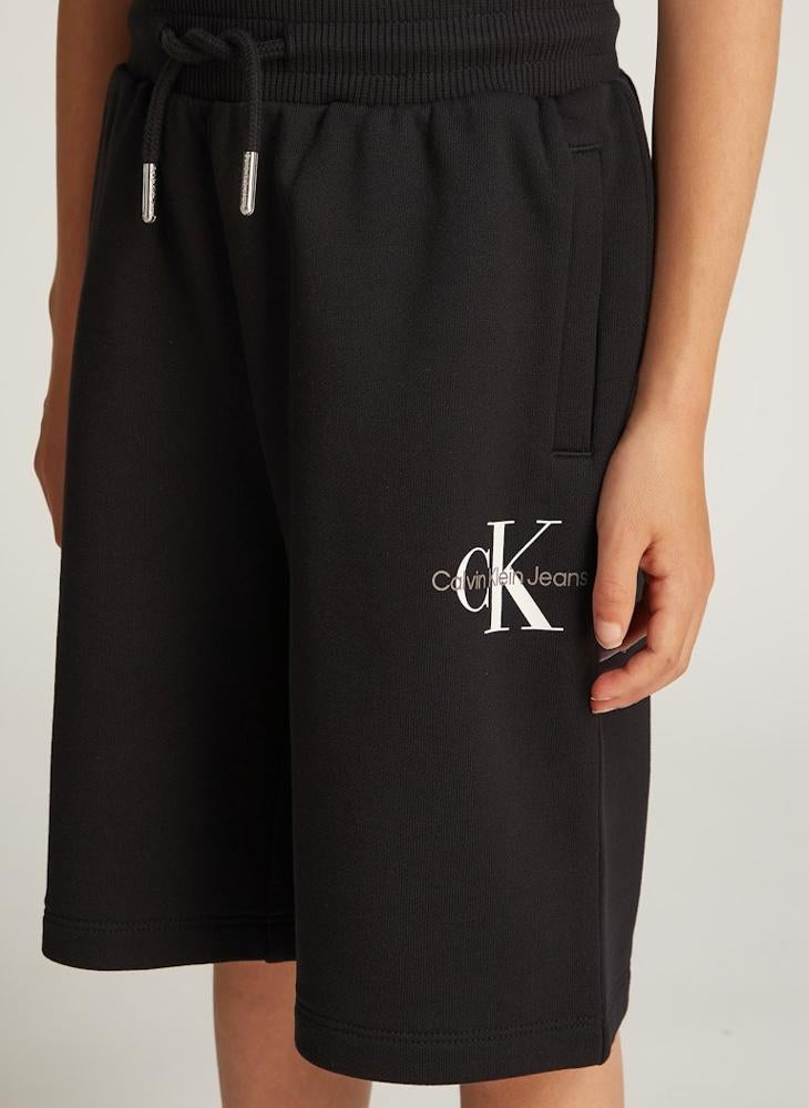 Kids Monogram Shorts