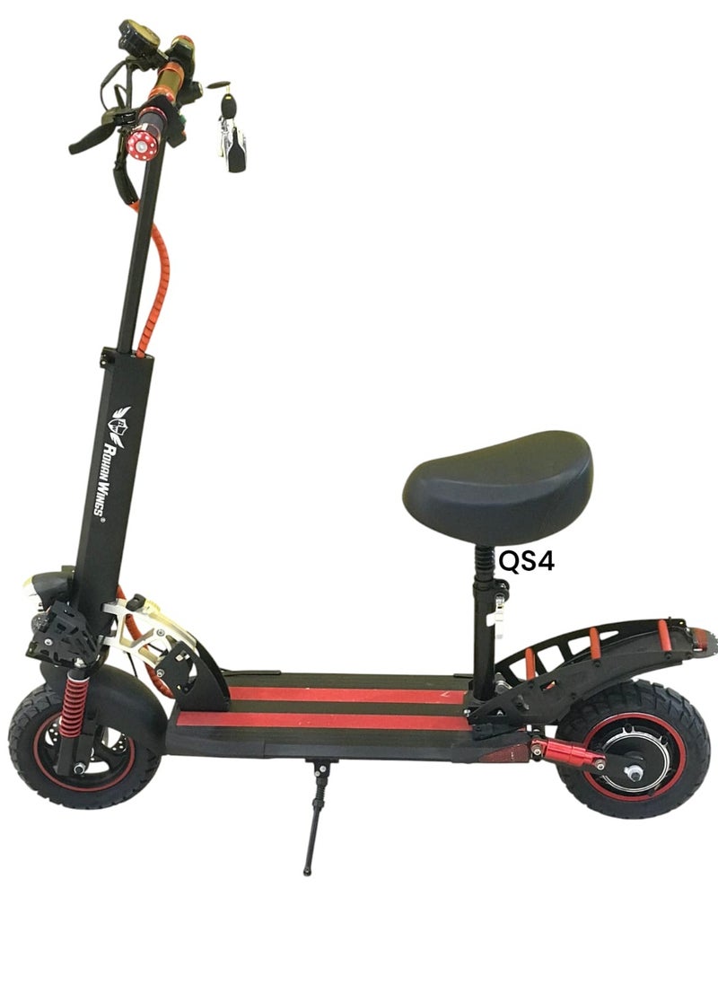 ROHAN WINGS ELECTRIC SCOOTER E10 QS4 WITH STEEL MUDGUARD AND SEAT