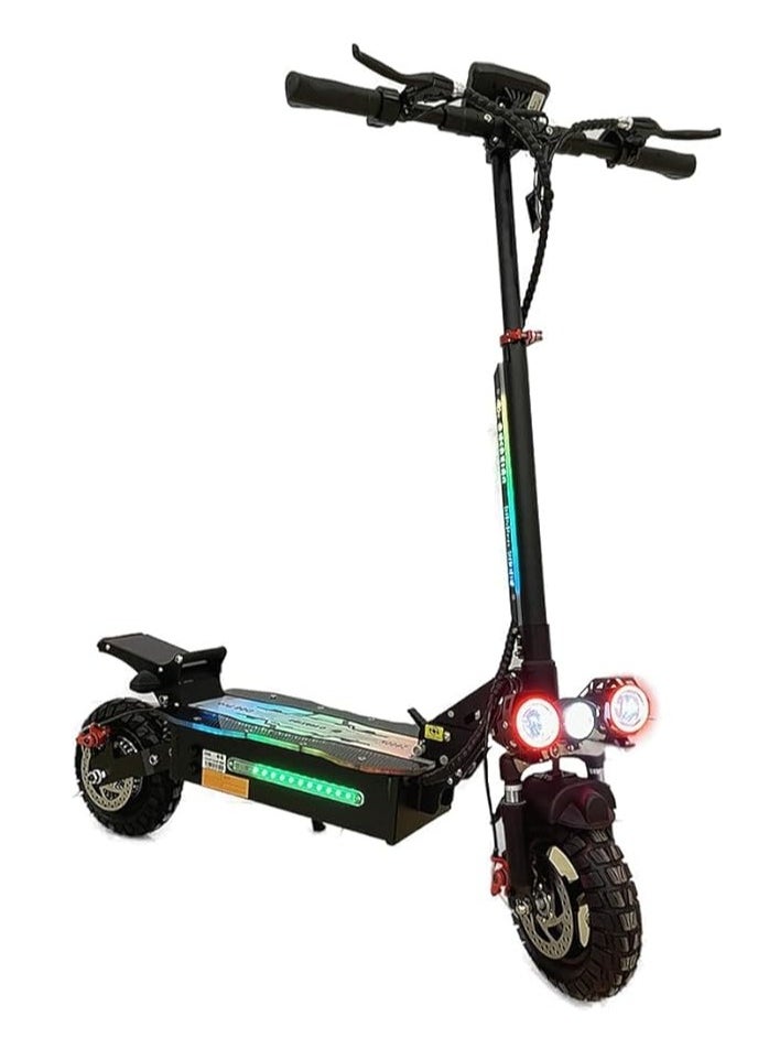 Pro Electric Scooter, 2000W Motor, 65km/h, 48V 13Ah Battery, Foldable, LCD Display, Disc Brakes, LED Lights, Max Load 150kg