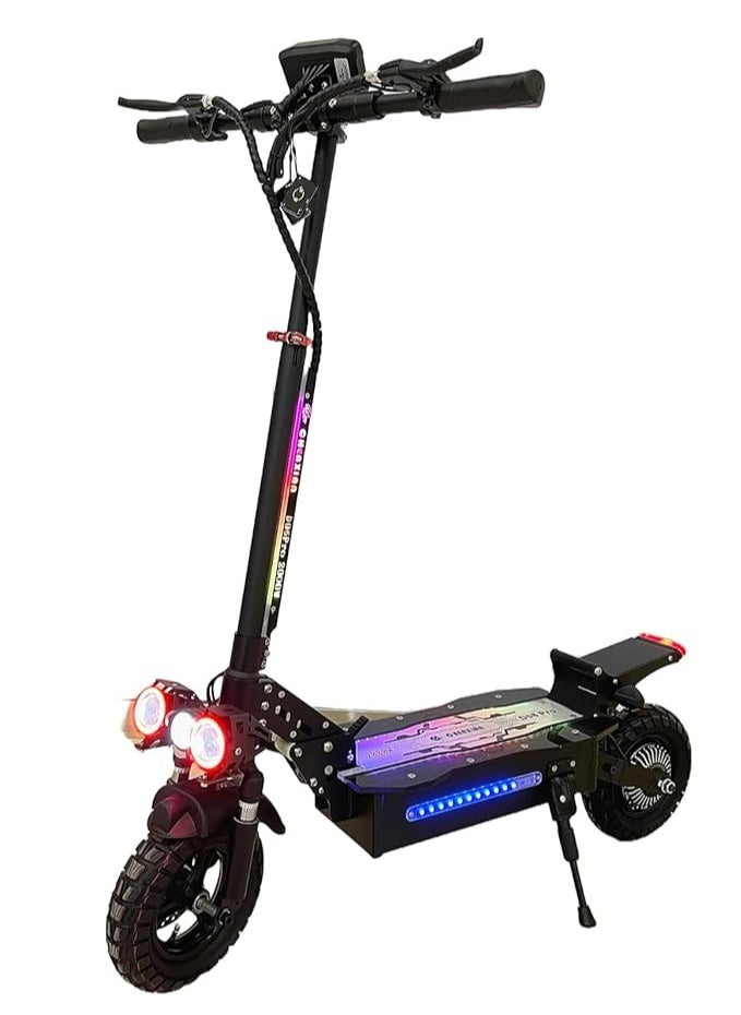 Pro Electric Scooter, 2000W Motor, 65km/h, 48V 13Ah Battery, Foldable, LCD Display, Disc Brakes, LED Lights, Max Load 150kg