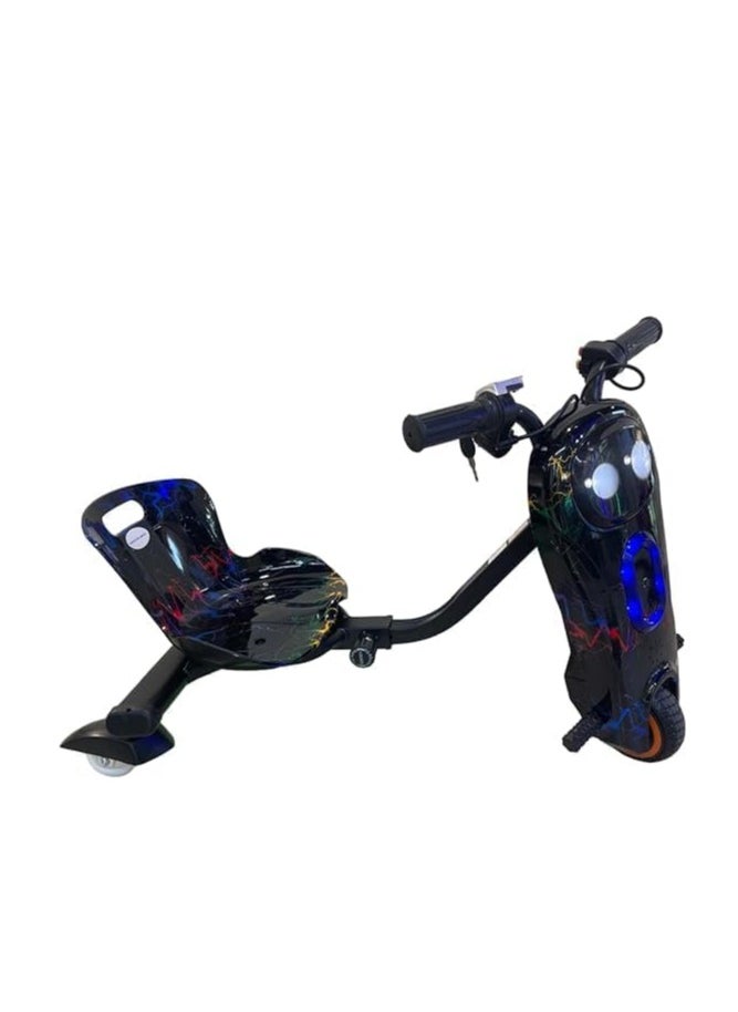 mini-Drifting Scooter 3 Wheel Electric Scooter - 3 Lights,Safety Gears Speed Up To 20KM/h Driving Modes- Bluetooth- Speaker mix color 4