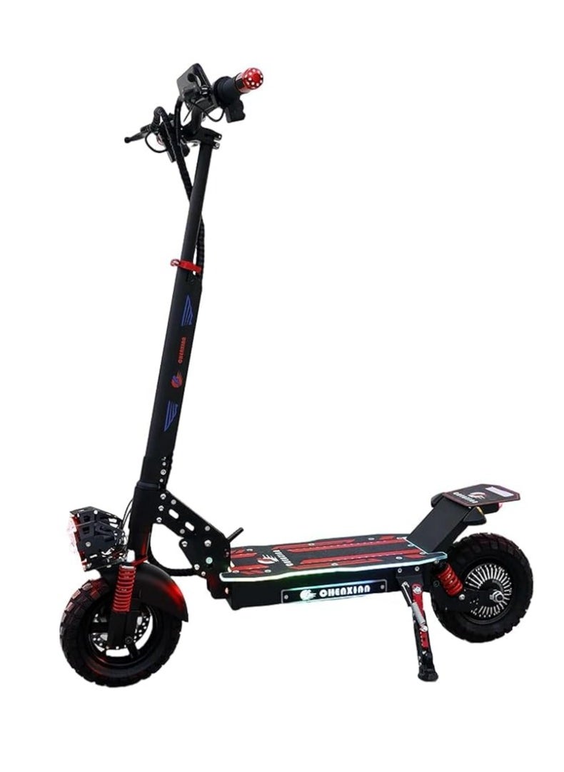 Electric Scooter – 1800W Motor, Front & Rear Suspension, 48V 13A Lithium Battery, 10