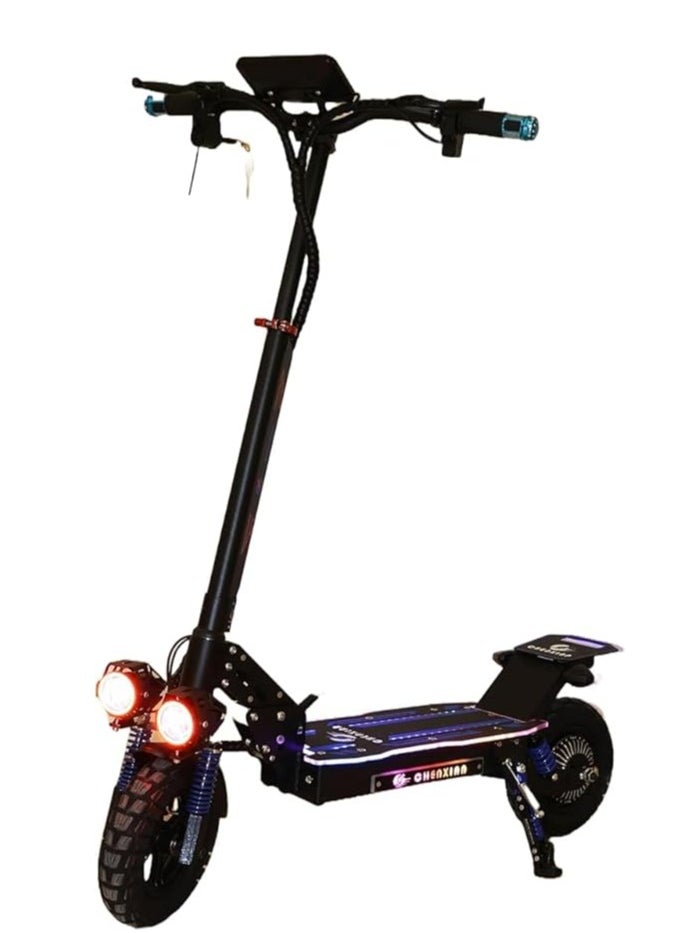Electric Scooter – 1800W Motor, Front & Rear Suspension, 48V 13A Lithium Battery, 10