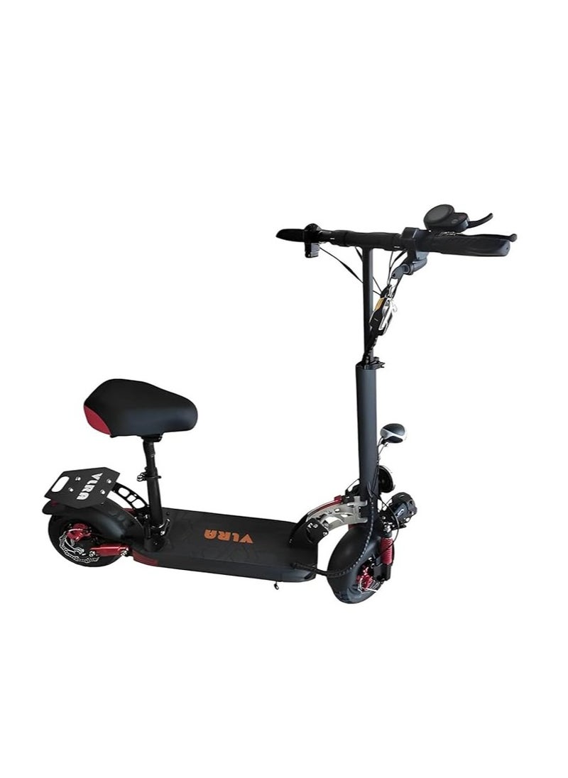E-Scooter with Digital Meter with Quick Card Start Electric Scooter with Dual Shock Absorbers 48v battery