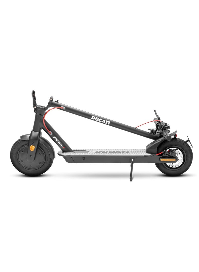 Pro1 Evo Advanced Electric Scooter | 350W Powerful Motor, Turn Signals, 10” Air Tyres, Dual Braking System | 25Km Range, Led Display, 4 Driving Modes, Max Load 100Kg | Black