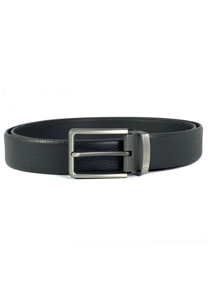 Classic Milano Genuine Leather Belt for Men – Formal & Semi-Casual Men's Belts | Stylish Party Wear Man Belt | Durable Leather Belt for Casual Outfits & Gifts