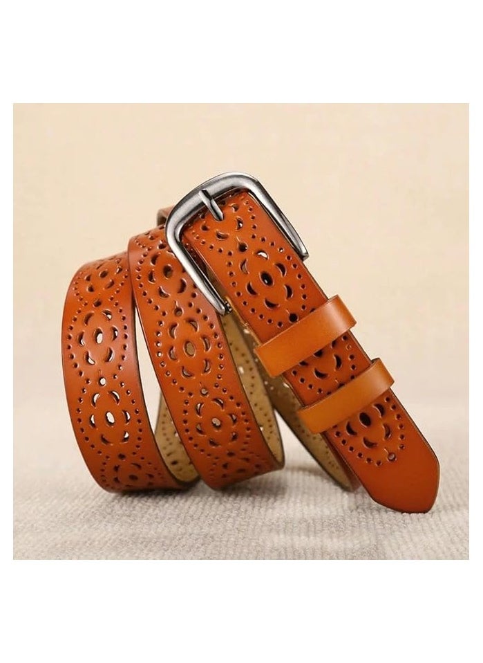 Mens Leather Formal Dress Belt