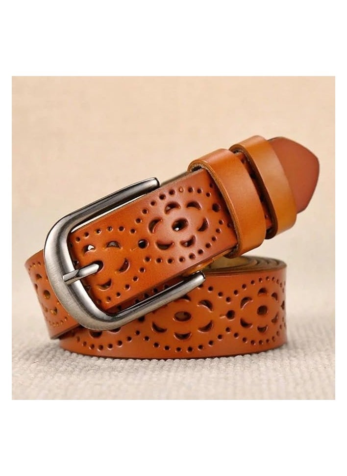 Mens Leather Formal Dress Belt
