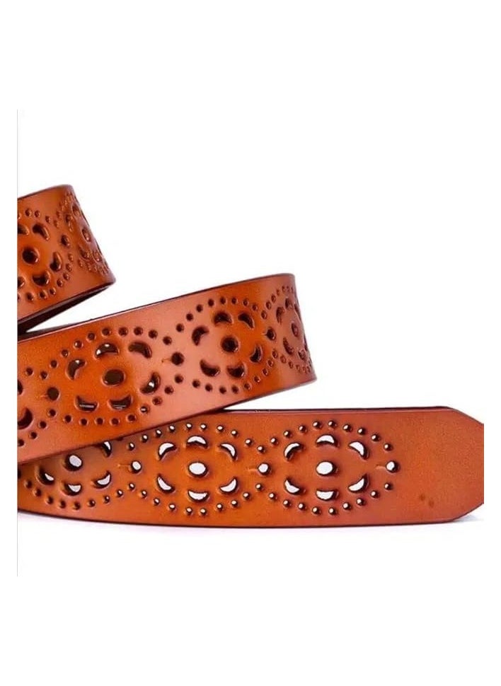 Mens Leather Formal Dress Belt