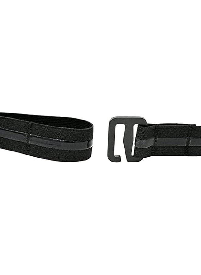 Shirt Lock Belt Tuck-It Belt Shirt Stay Belt Style Shirt Stays Adjustable Upgrade and Tidy Used for Formal and Professional Attire Black, One Size