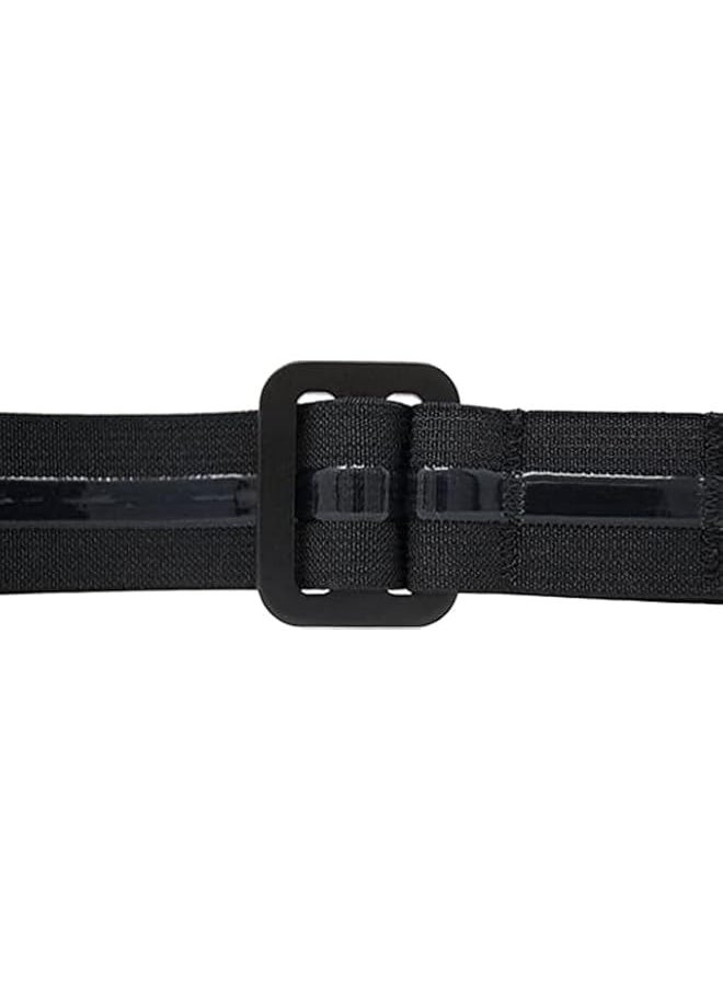 Shirt Lock Belt Tuck-It Belt Shirt Stay Belt Style Shirt Stays Adjustable Upgrade and Tidy Used for Formal and Professional Attire Black, One Size