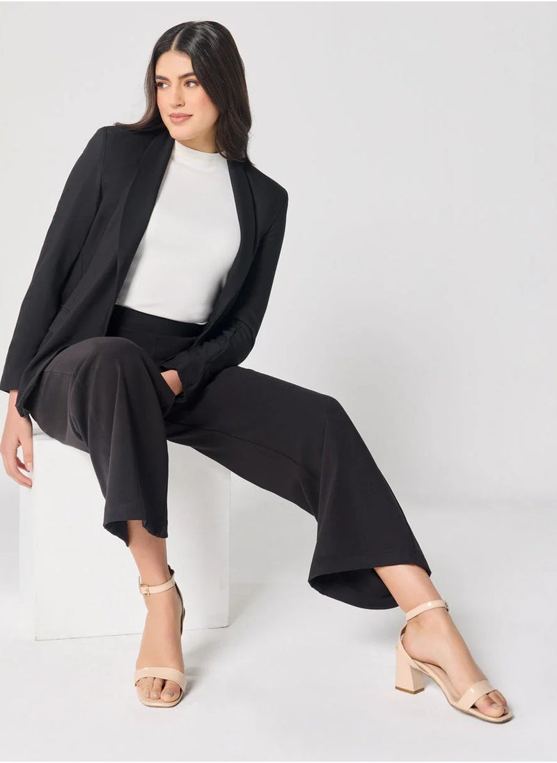 Black Oversized Every Day Blazer