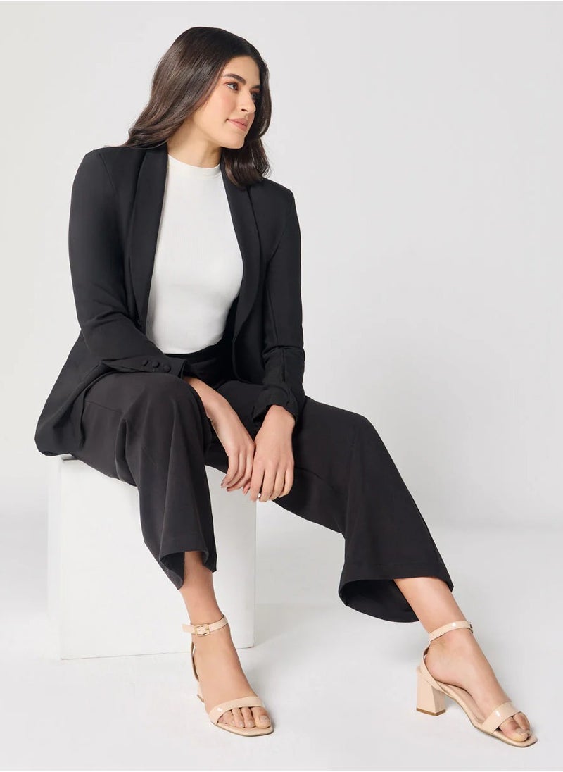 Black Oversized Every Day Blazer