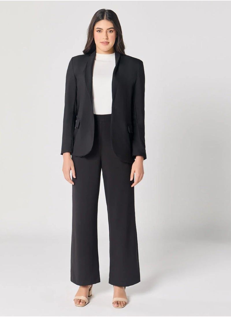 Black Oversized Every Day Blazer