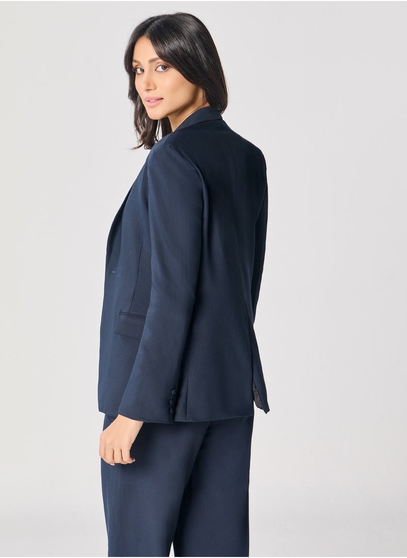 Blue Oversized Every Day Blazer