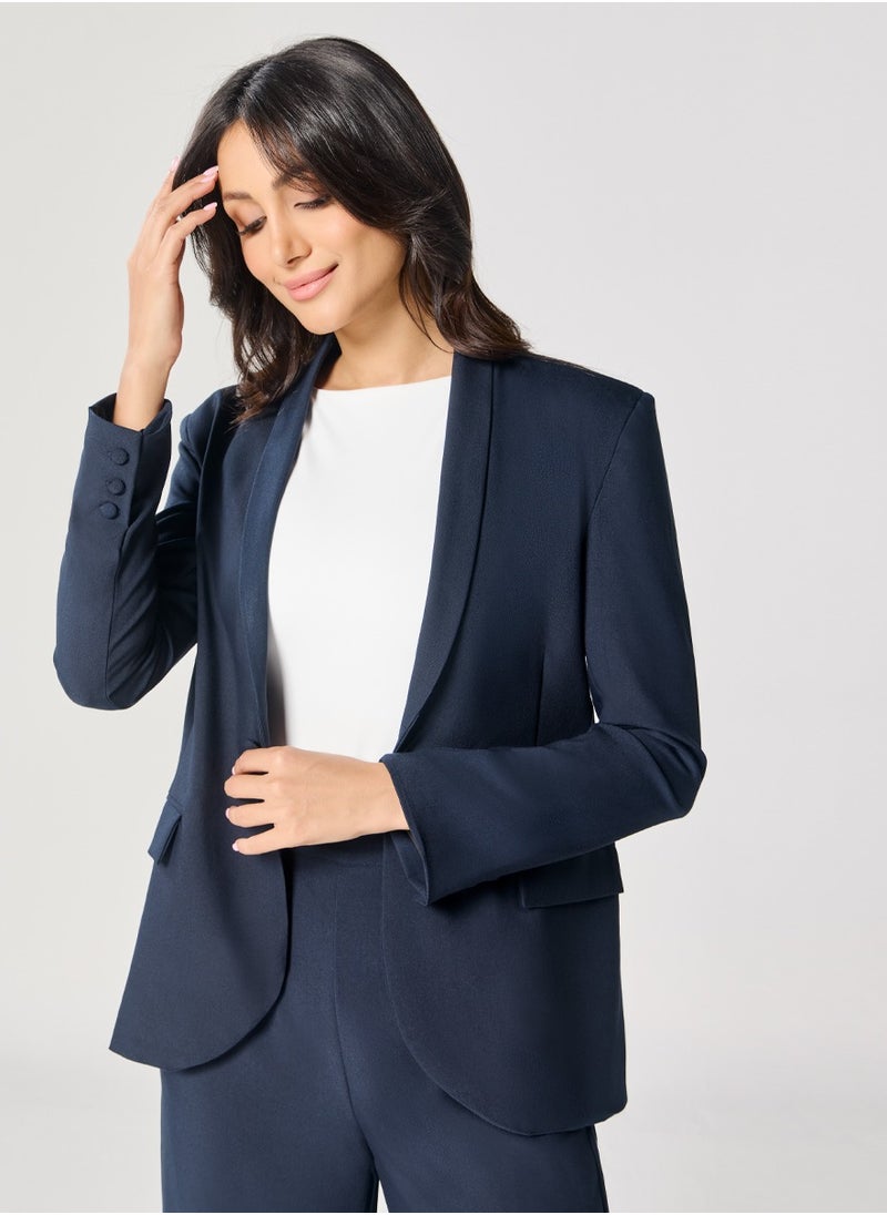 Blue Oversized Every Day Blazer