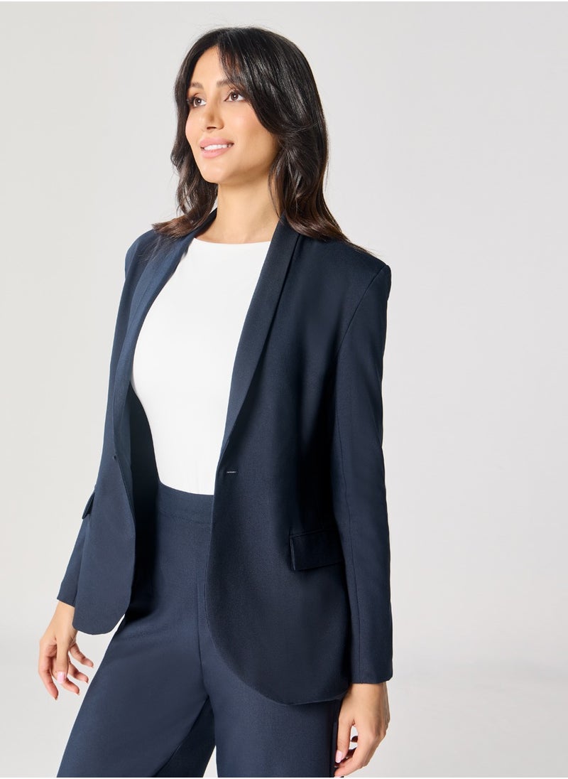 Blue Oversized Every Day Blazer
