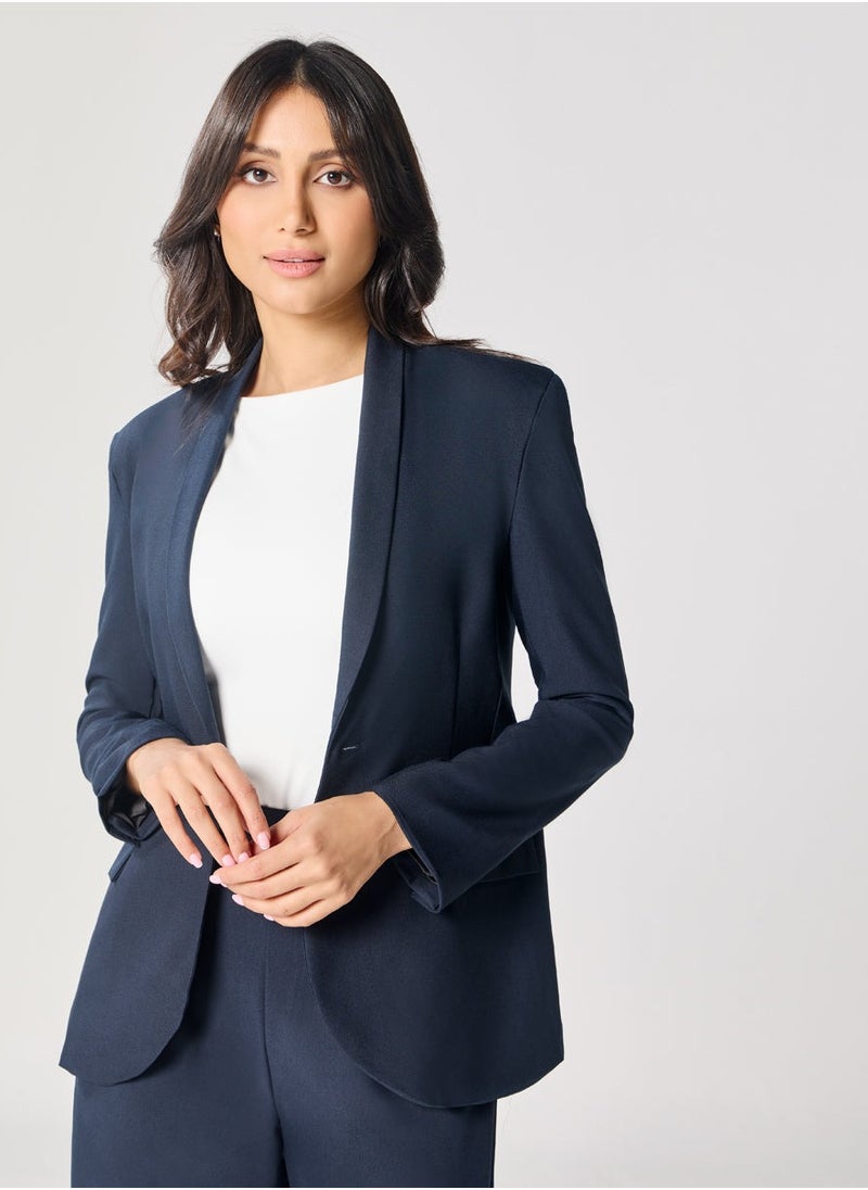 Blue Oversized Every Day Blazer