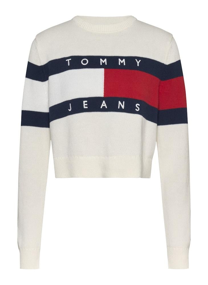 Crew Neck Color Block Sweater