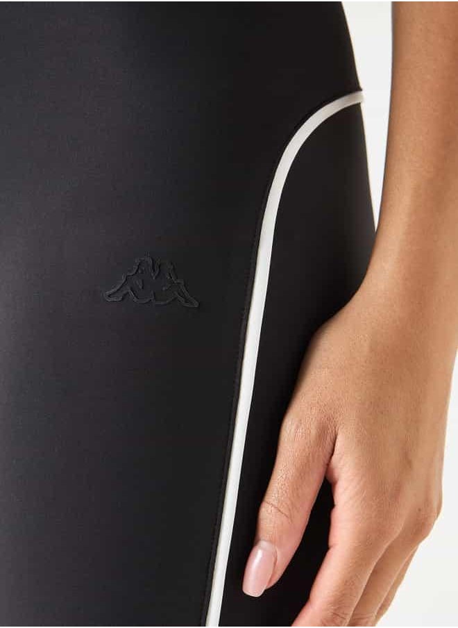 Kappa Logo Embossed Tipping Leggings