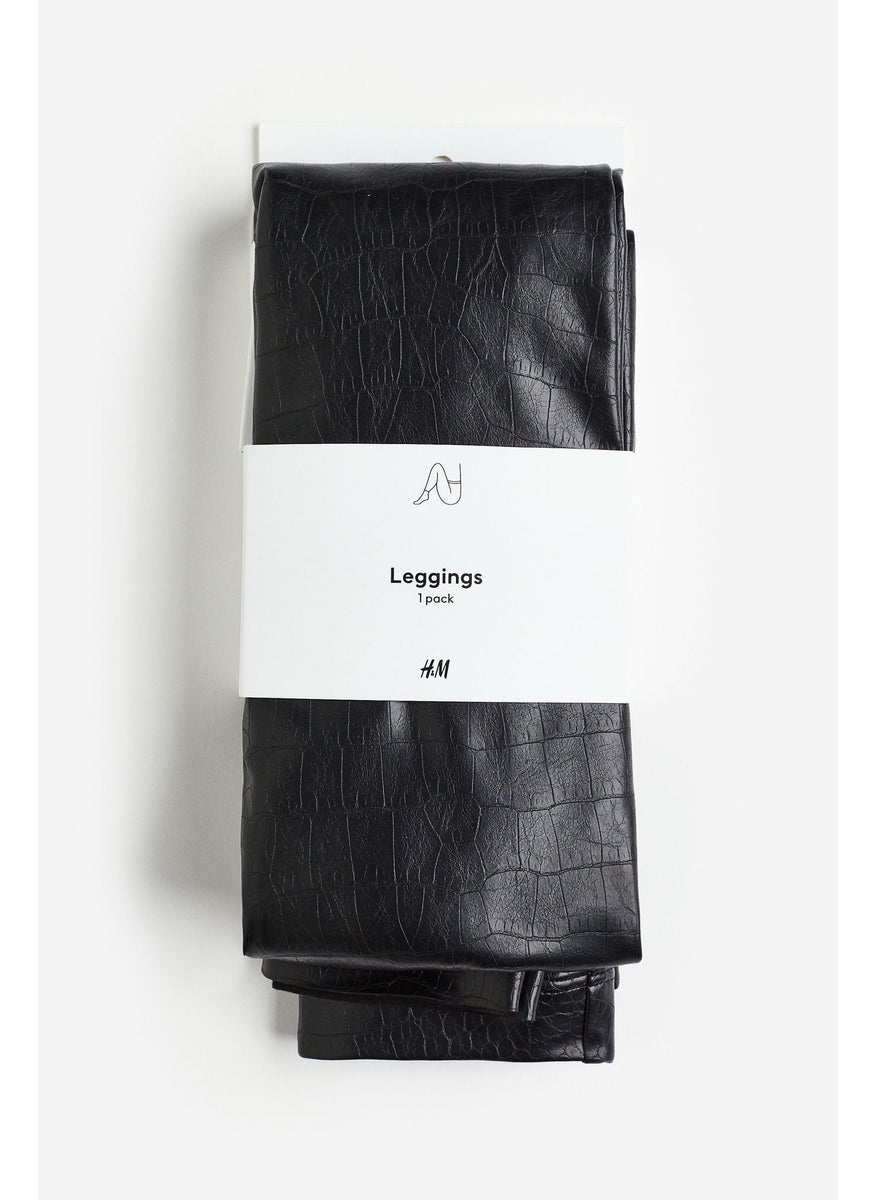 Crocodile-Patterned Leggings