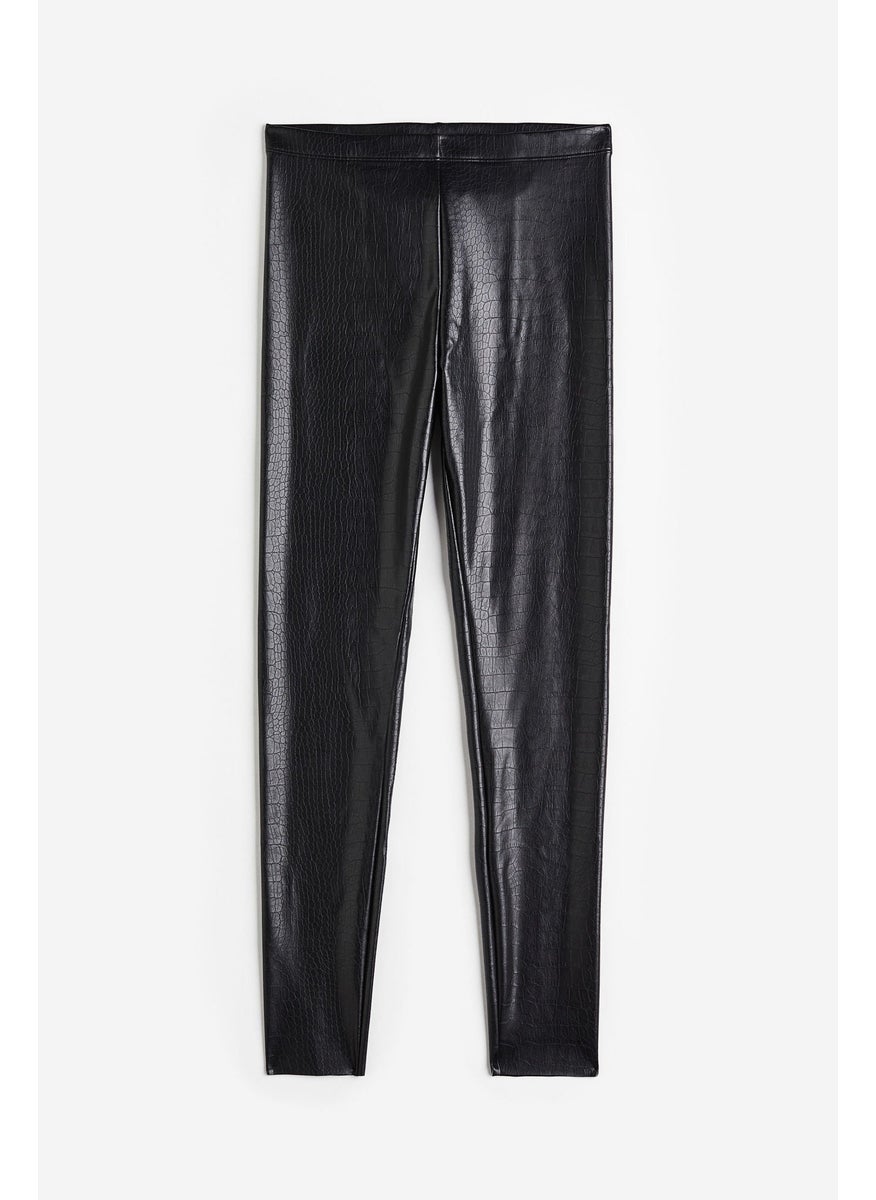 Crocodile-Patterned Leggings