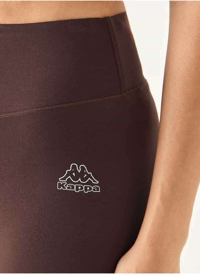 Kappa Logo Detail Leggings with Elasticated Waistband