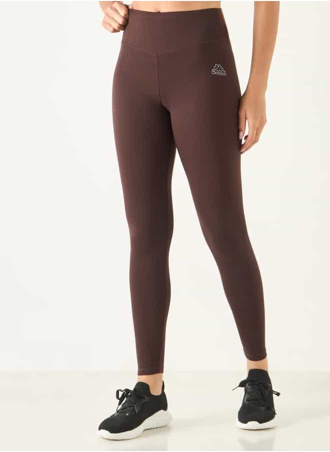 Kappa Logo Detail Leggings with Elasticated Waistband