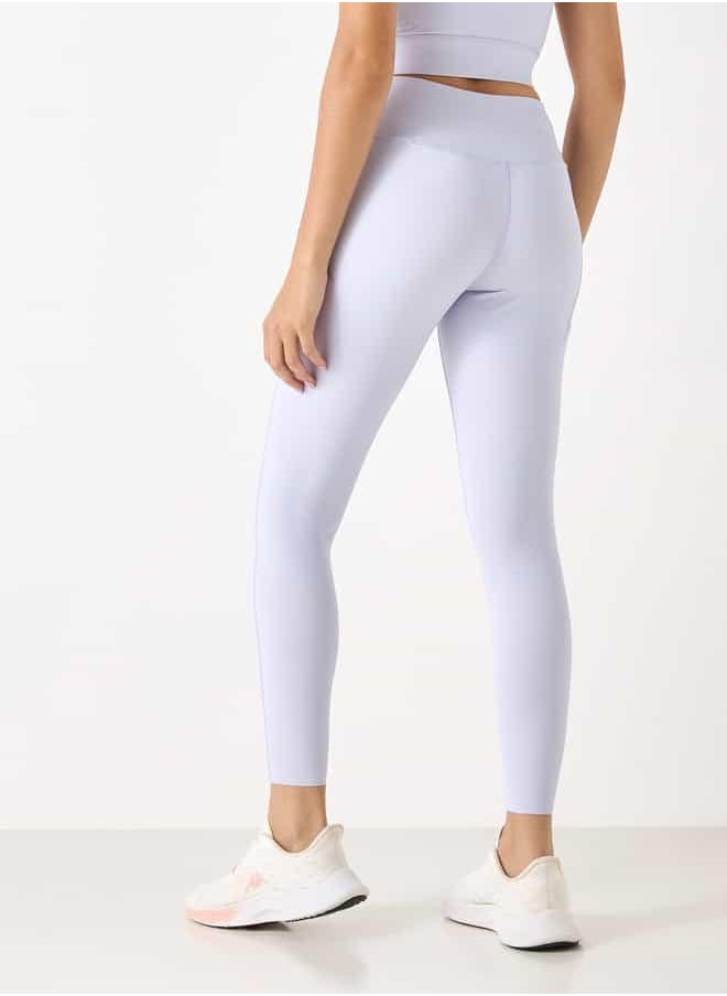 Kappa Leggings with Elasticated Waistband and Pocket